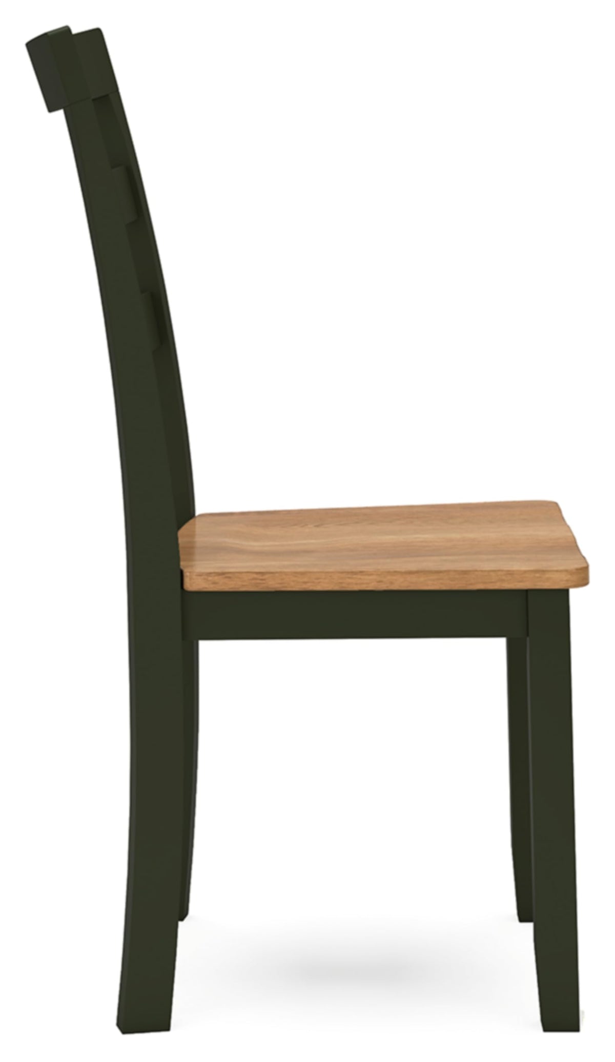Signature Design by Ashley Gesthaven Modern Indoor Armless Dining Chair, Set of 2, Green & Light Brown