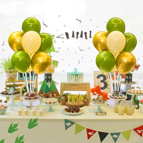 LOBUBT 10 Sets Balloon Stand Kits, Balloon Sticks Holder with Base for Table Centerpiece Graduation Birthday Baby Shower P...