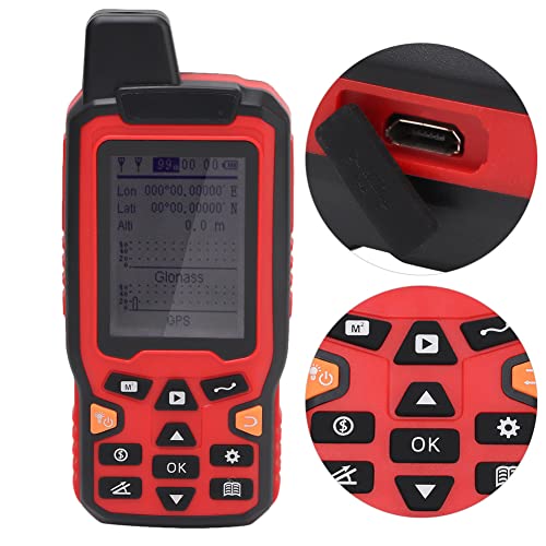 Handheld GPS Area Meter with 2.4 Inch LCD Display Real Time Land Measurement Tool for Surveying Farm Land Lawn Garden and ...