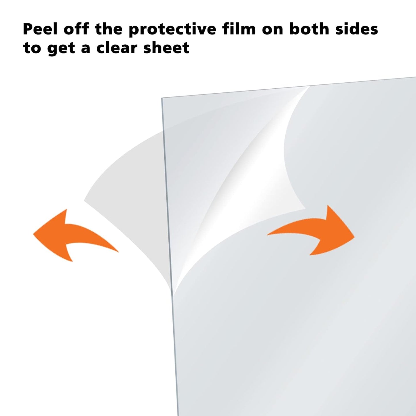 Egofine Plexiglass Sheets Acrylic Sheets 4 Pack of 12x12’’ 0.04 Thick Clear Plastic Cast Transparent Plexi Glass for Crafting Projects, Replacement Picture Frame Glass, DIY Display, Easy to Cut