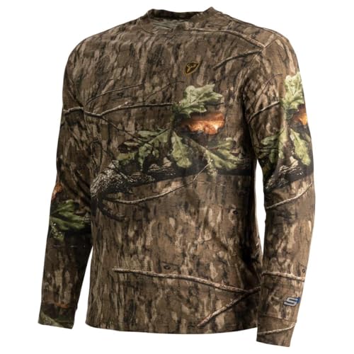 SCENTBLOCKER Scent Blocker Fused Cotton Lightweight Long-Sleeve Shirt, Camo Hunting Clothes