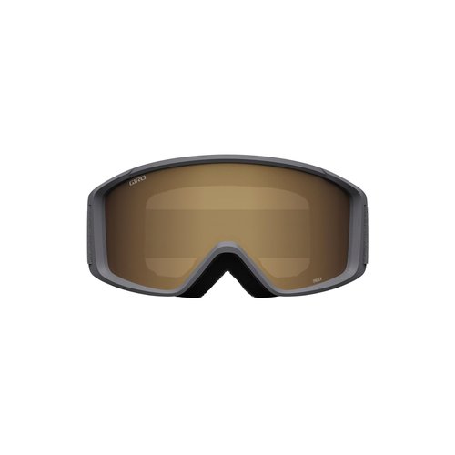 Giro Index 2.0 Asian Fit Adult Snow Goggle - Grey Wordmark Strap with Amber Rose Lens