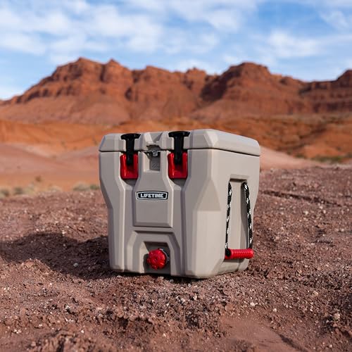 Lifetime 28 Quart Hard Cooler, High Performance Ice Chest, Made in USA