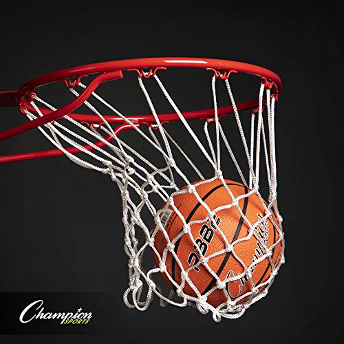 Champion Sports® Rubber Basketballs – Heavy Duty Pro-Style, Indoor/Outdoor Use, Premium Basketball Equipment for Physical ...