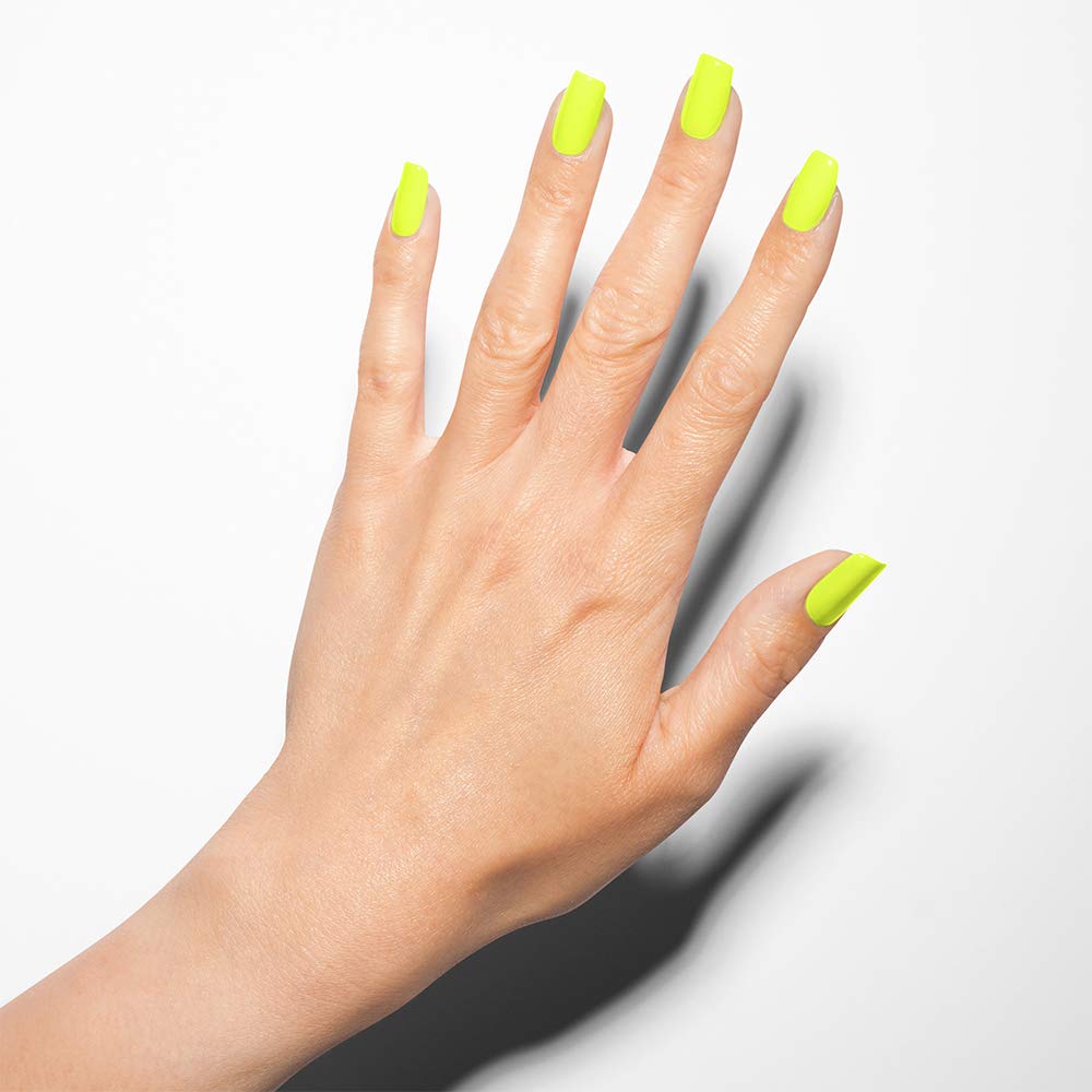 Morgan Taylor Nail Lacquer (Watt Yel-lookin at?) Neon Green Professional Lacquer, Vibrant, Chip-Resistant, Fast-Drying, Long-Las