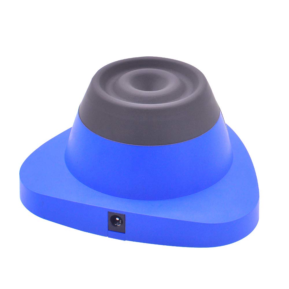 INTLLAB Mini Vortex Mixer with Touch Function, Lab Mixing, Nail Polish,Eyelash Adhesives and Acrylic Paints Mixing, Lab Vortexer for Tubes,Include 120 pcs Stainless Steel Mixing Balls