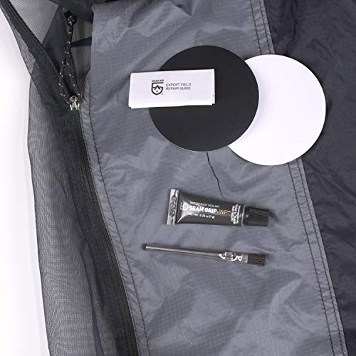 GEAR AID Seam Grip WP Repair Kit – Waterproof 0.25 oz Adhesive with Two Tenacious Tape Hex Patches (2.5" x 2.8", Black and...
