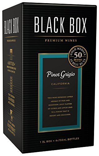 Black Box Pinot Grigio, White Wine, 3 Liters Bottle