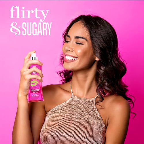 BODY FANTASIES SIGNATURE Fragrance Body Spray, Pink Vanilla Kiss Fantasy, 8 Fluid Ounce