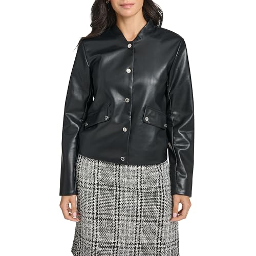 Calvin Klein womens Button Front Jacket