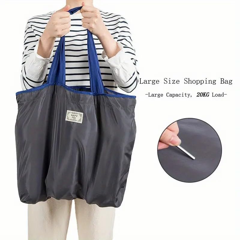 Extra Large Tote Bag - Lightweight Drawstring Grocery Tote