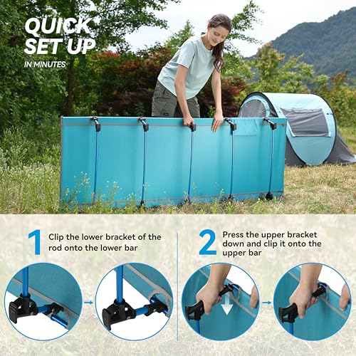 MARCHWAY Ultralight Folding Tent Camping Cot Bed, Portable Compact for Outdoor Travel, Base Camp, Hiking, Mountaineering, ...