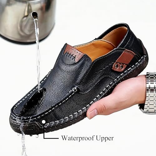 Coramtty Mens Loafers Casual Slip on Shoes Business Moccasins Lightweight Refreshing Classic Slippers Walking Driving Trav...