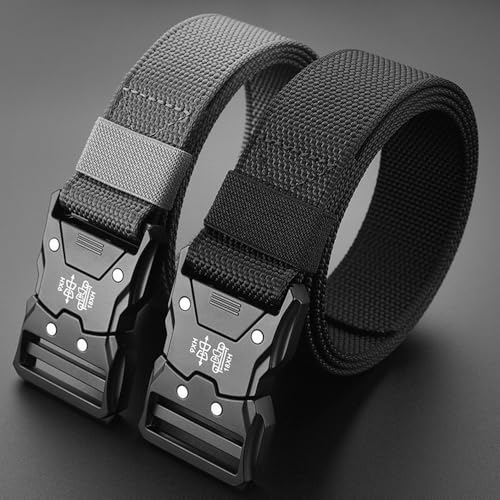 Functional and Modern Single - Piece Nylon Belt with Distinctive Buckle Design