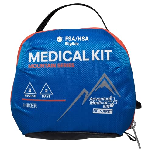Adventure Medical Kits Mountain Series Medical Kit - Hiker - Emergency Medical First Aid Kit - For 2 People for 2 Days - C...