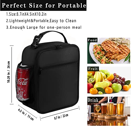 ZM-YOUTOO Lunch Box for Men - Reusable Lunch Bag Men Adult Women- Insulated Small LunchBox