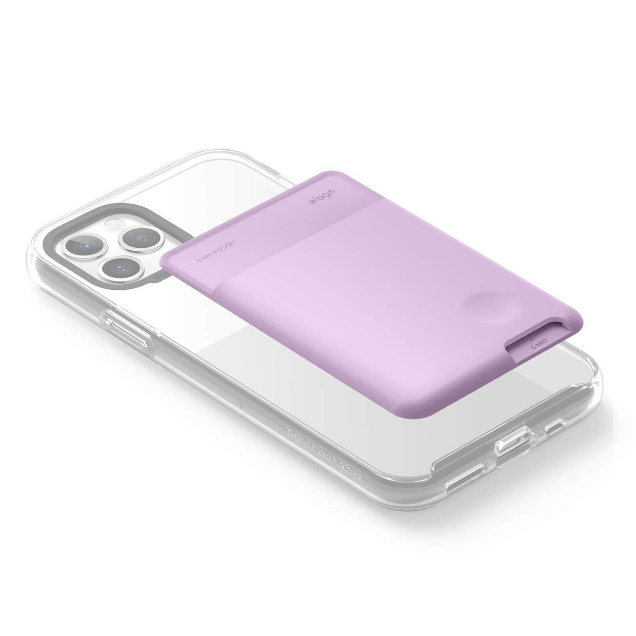 Elago Phone Card Holder - Secure Wallet, Ultra Slim For Back Of Phone, 3M Adhesive Id Iphone, Galaxy And Most Smartphones [Laven