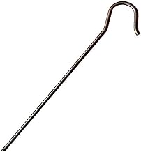 Vargo Titanium Ultralight Shepherds Hook Stake (6-Pack) | Camping Tent Stakes 0.2 Ounces (7 Grams) 6.5” L x 0.14” D (165 x...