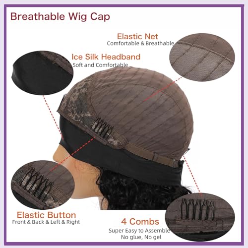 Headband Wig Human Hair Body Wave Headband Wigs for Black Women human hair 1b/30 color Wear and Go Glueless Wig 100% Brazilian Virgin Human Hair Headband wig 150% Density(20inch)