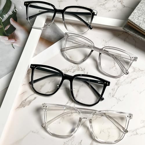 GFUIARA Blue Light Blocking Glasses for Women Men,Fashion Square Blue Blockers Glasses,Computer/TV/Phones/Gaming Glasses