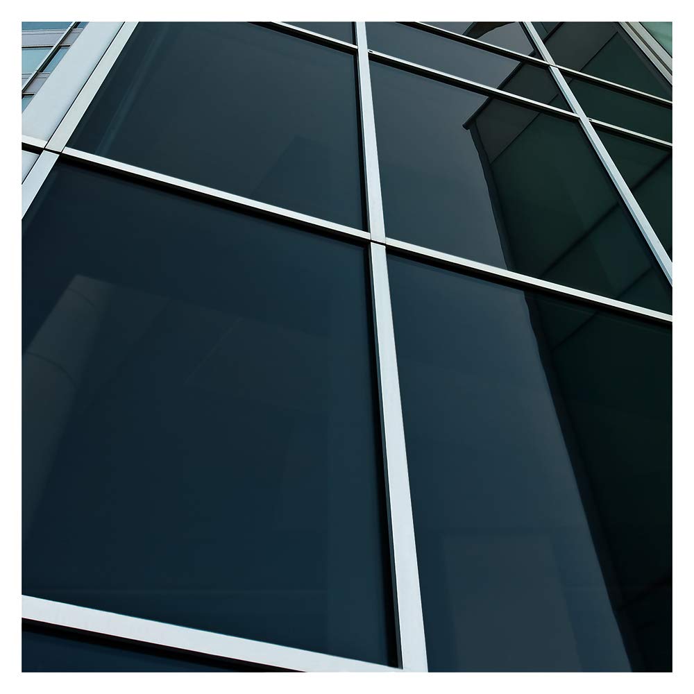 BDF NA05 Window Film Daytime Privacy and Sun Control Natural Black 5 (Very Dark) - 36in X 12ft