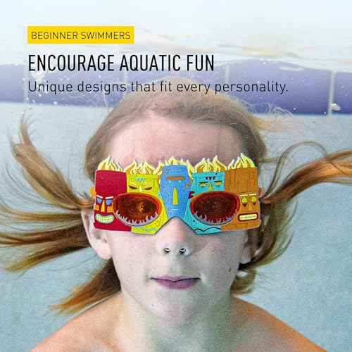 FINIS Character Swim Goggles for Kids - Fun Themed Designs - UV Protection - Anti-Fog Lenses - Soft Silicone Fit
