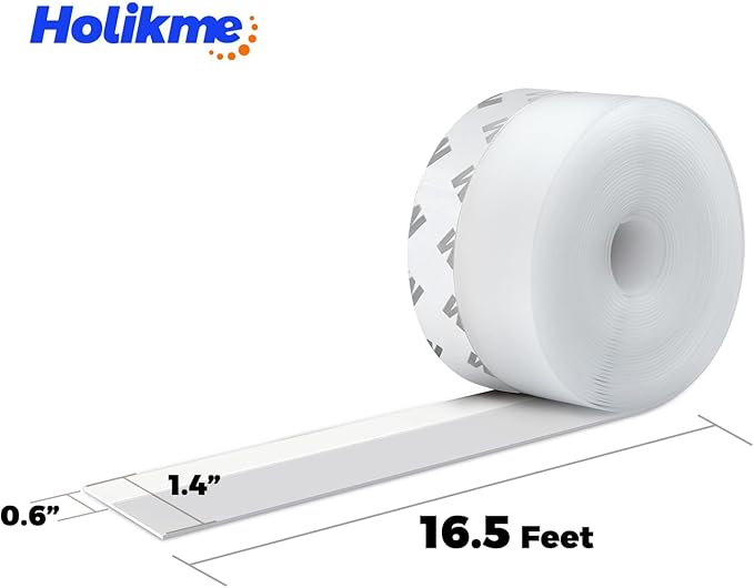 Holikme Weather Stripping 1.4 inch × 16.5 Feet
