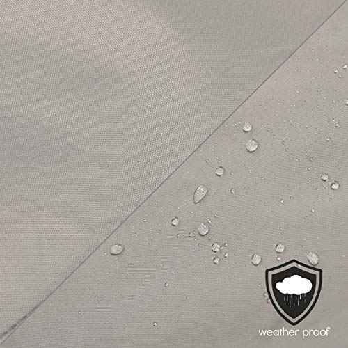 Pyle Boat Cover for Deck Boats - 21-24 ft Heavy Duty Pontoon Boat Cover, Waterproof Marine Grade Polyester, UV & Weather Resistant, Fits Beam Width up to 94", Storage Bag,