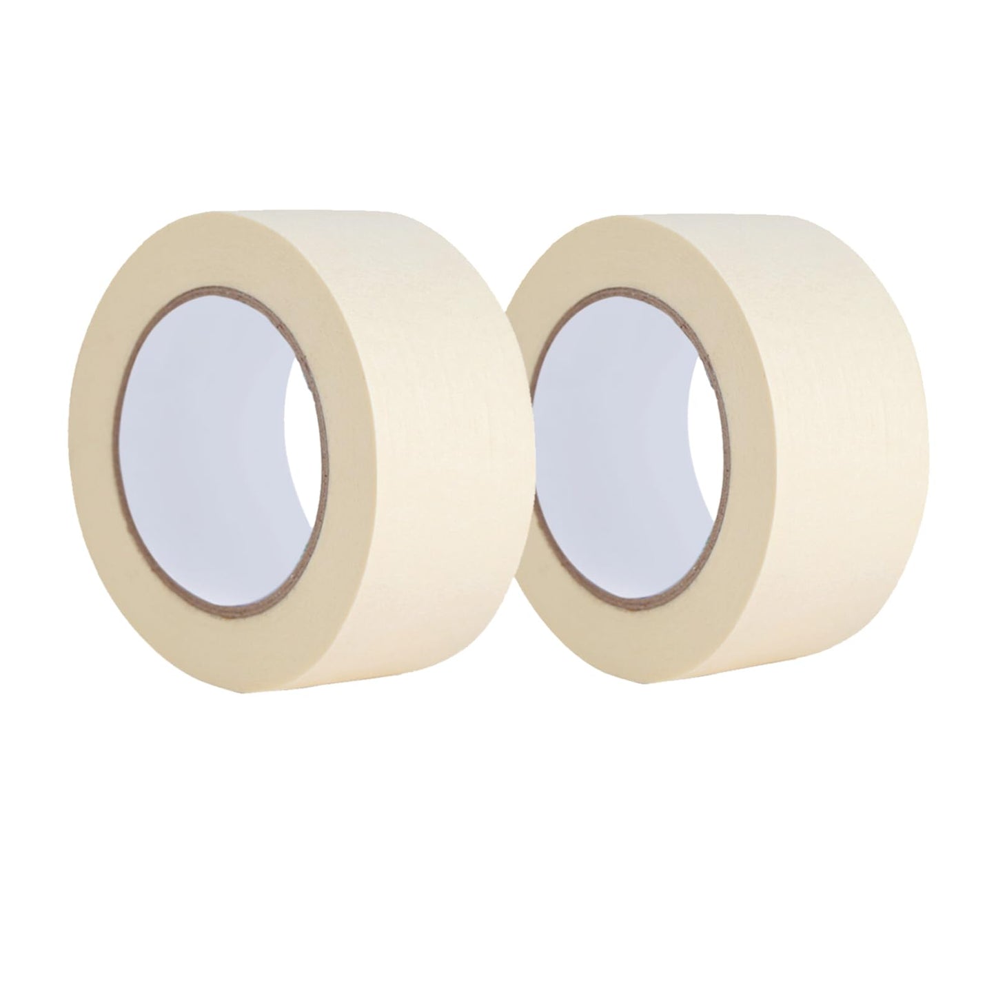 Lazybug studio Masking Tape 2 Inch Wide, 2 Inches x 55 Yards x 2 Rolls, 110 Yards in Total