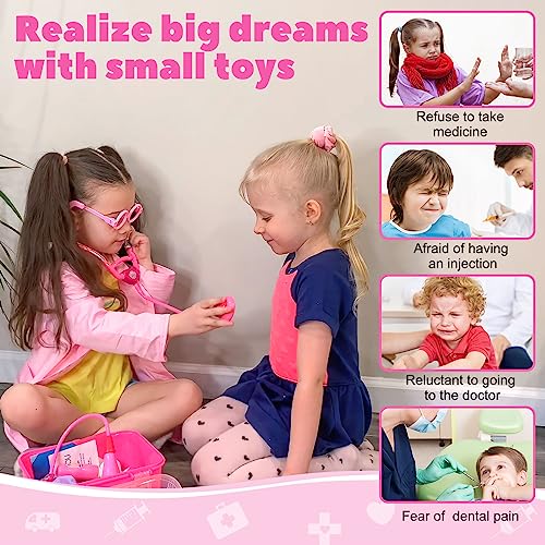 Liberry Toy for Toddlers 2 3 4 5 Years Old Kids Doctor Play Set