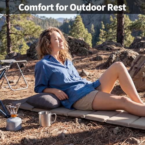 MOON LENCE Camping Pillows 2 Pack, Compressible Camp Pillow with Washable Cover & Carry Bag, Plush Filled Backpacking Pill...