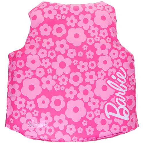 SwimWays Barbie Swim Trainer Life Jacket, US Coast Guard Approved Kids Swim Vest, Pool Floats & Life Jackets for Kids, 33-...