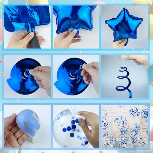 56 PCS Happy Birthday Balloons Happy Birthday Banner Silver and Black Balloons for Boys Men Girls Women 16th 18th 20th 21s...