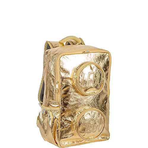 LEGO Brick Backpack - Gold Fashion Backpack, Gold
