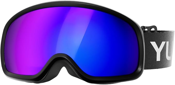 Ski Goggles for Men Women, OTG Snow Goggles, UV Protection Snowboard Goggles for Adult & Youth, Snowmobile, Sledding