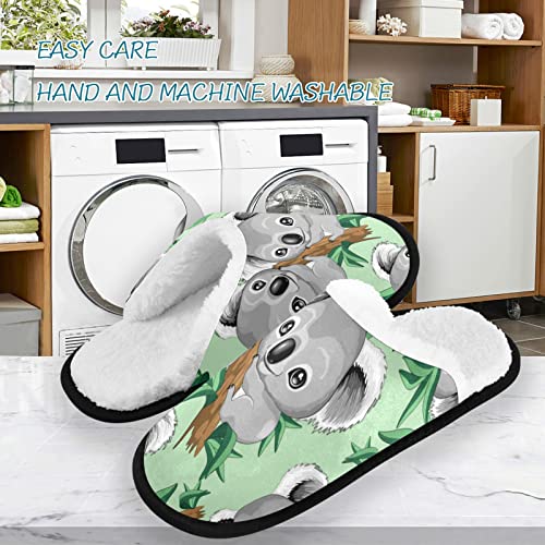 visesunny Slippers for Women Mens Winter Warm Memory Foam Cotton Home Slippers Women's House Slippers Bedroom Slippers Coz...