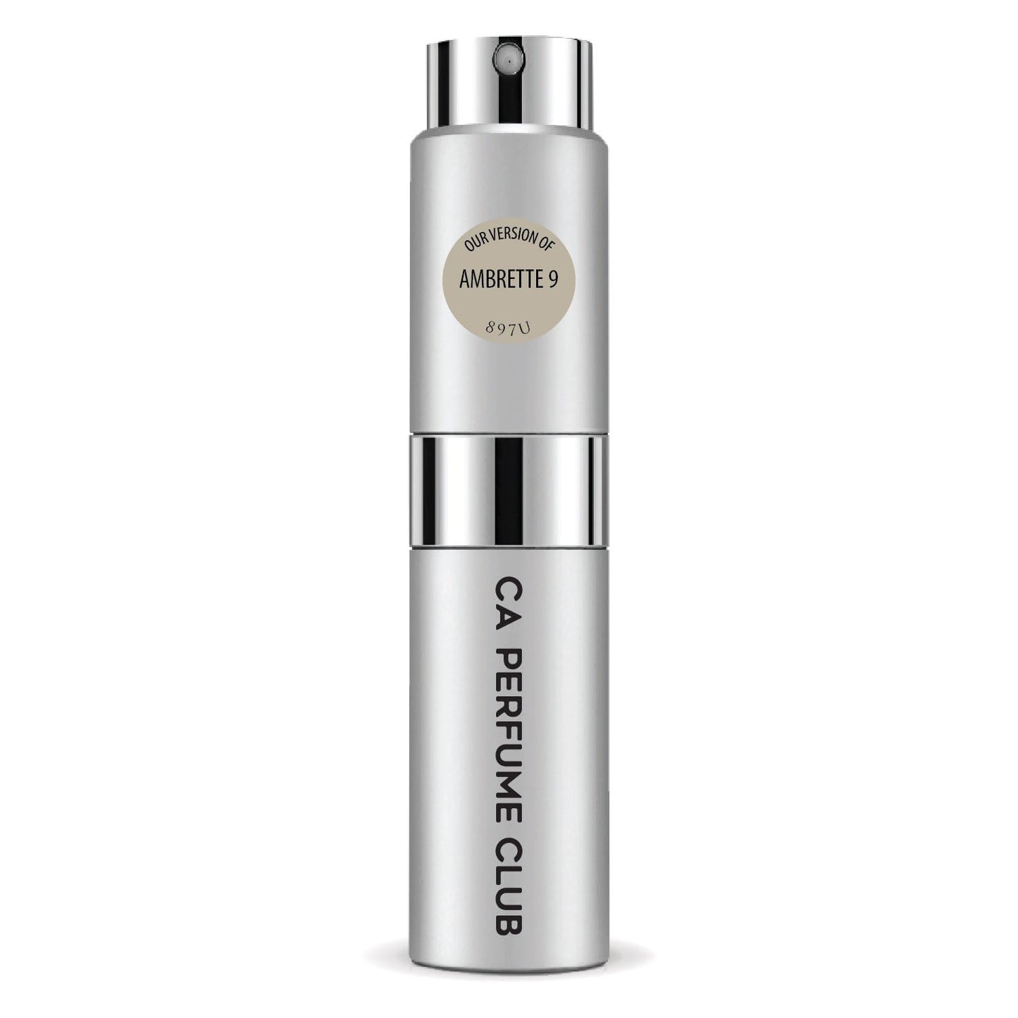 CA Perfume Impression of Ambrette 9 for Women and Men Aromatic Scent Long Lasting Unisex Fragrance Eau De Parfum Travel Size Refillable Atomizer Spray 0.27 Fl Oz 8ml
