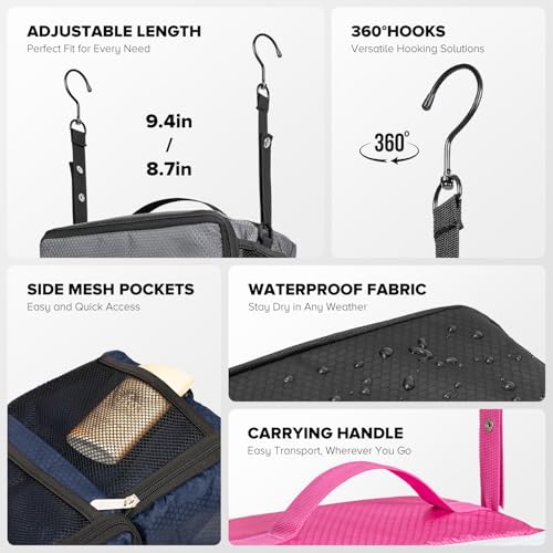 Suitcase Organizer, Travel Luggage Organizer Hanging Shelves Packing Cube Closet/Collapsible Portable Travel Organizer for...