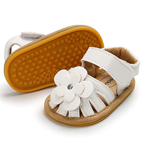 KIDSUN Baby Infant Girls Boys Sandals Non Slip Rubber Sole Summer Beach Outdoor First Walker Crib Shoes