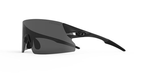 Tifosi Optics Rail XC Sunglasses (Blackout w/Smoke/AC Red/Clear Lenses) - Ideal Cycling (Road & Gravel), Baseball, Softball