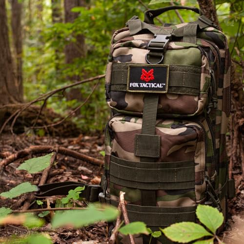 Fox Outdoor Products Medium Transport Pack | 29L Tactical Backpack with Organizer Pockets, MOLLE Webbing & Hydration Sleev...
