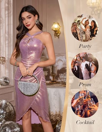 Wedtrend Women's Bridesmaid Dresses, Floral Lace Chiffon Wedding Dress