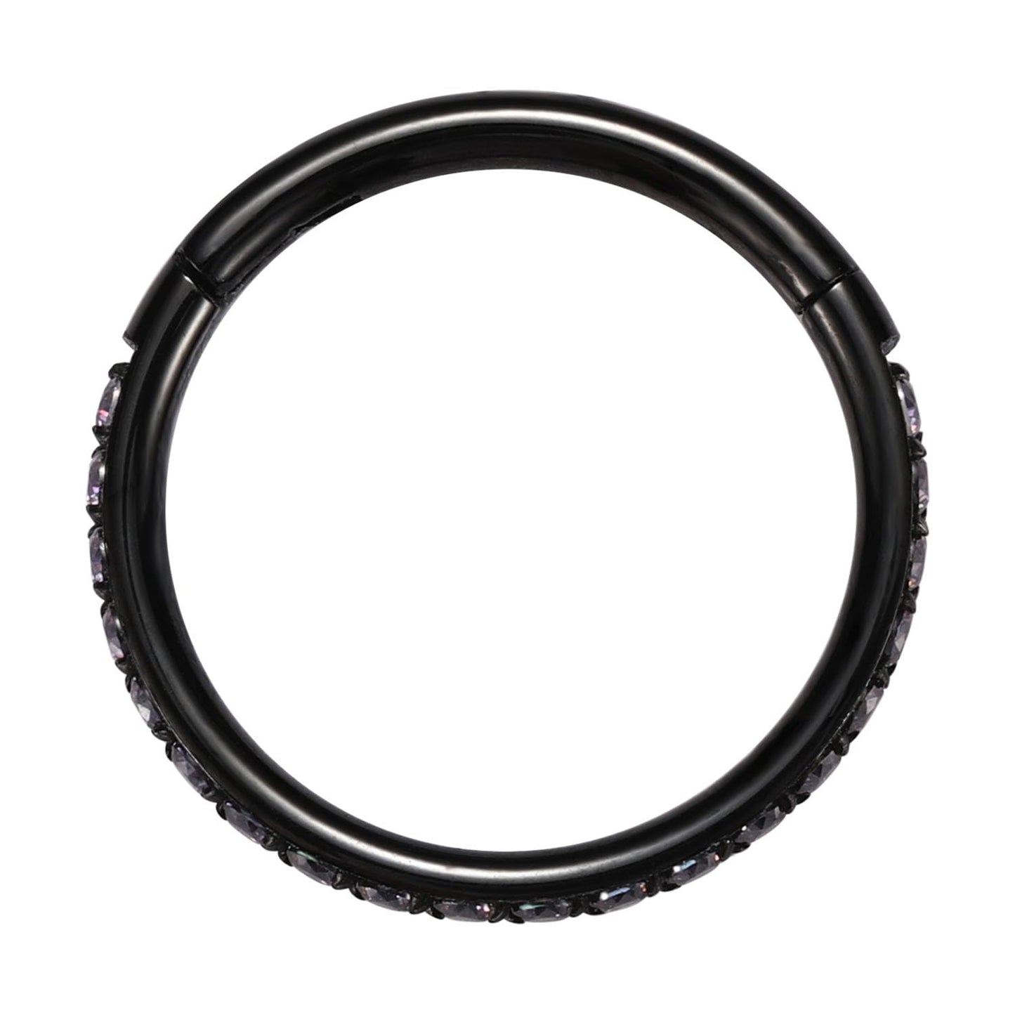 FUNLMO 16G Conch Piercing Jewelry 8mm Conch Earrings CZ Conch Hoop Earring Cartilage Earring Hoop Septum Jewelry Nose Ring Hoop