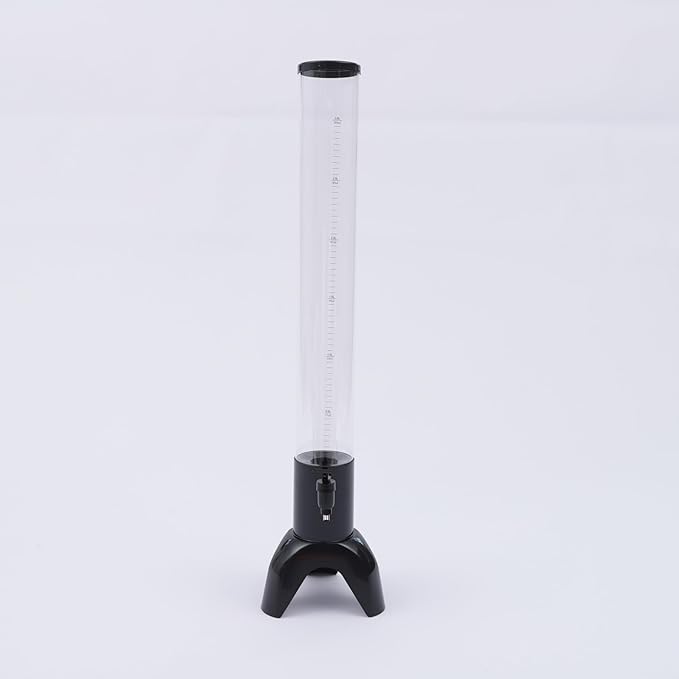 LIKARVA Beer Tower Dispenser, Clear Liquor Pagodas Dispenser with Removable Ice Tube, Beer Tower Drink Water Fountain for ...