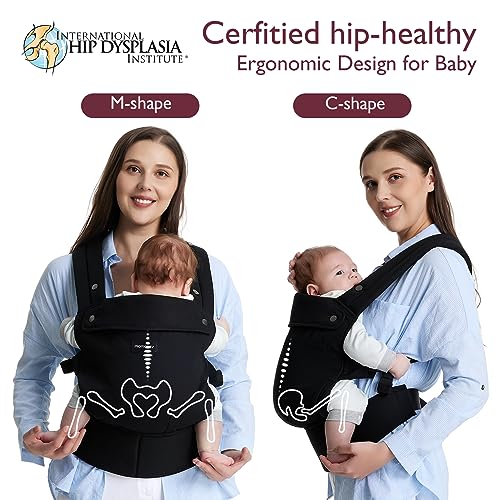 Momcozy Baby Carrier - Ergonomic, Cozy and Lightweight Carrier for 7-45lbs, Effortless to Put On, Ideal for Hands-Free Par...