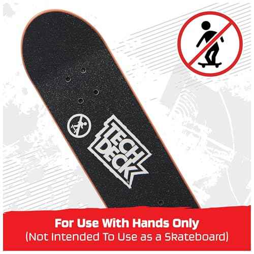 Tech Deck, Real Skateboards Handboard; Authentic Mini Skateboards, Kids Toys for Boys & Girls, Ages 6 and up (Hands Use Only)