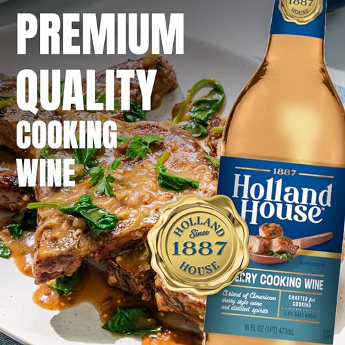 Holland House Sherry Cooking Wine, Ideal for Cooking, Roasting and Marinating, 16 FL OZ