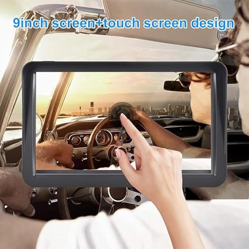 GPS Navigation for Car Truck 2025 - Navigation System 9 Inch Touchscreen Navigator with US/CA/MX Maps, Lifetime Free Map U...