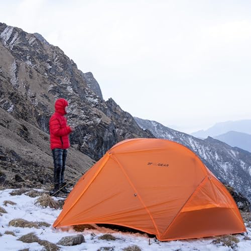 3FULGEAR Backpacking Tent, Floating Cloud 2 Easy Setup 2 Person 3/4 Season Ultralight Tents Waterproof Windproof Double La...