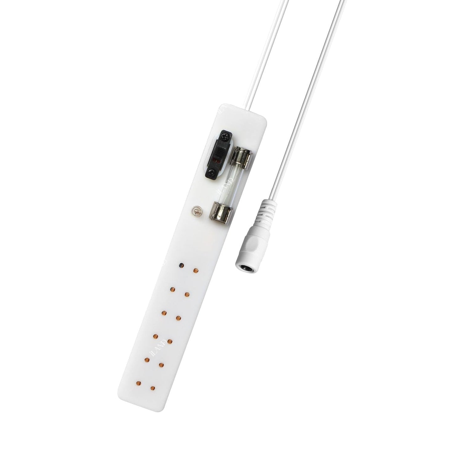 iLAND 1:12 Scale Accessories of Dollhouse Lighting Power Strip & Adapter, Mini Doll House Accessories for Miniature Lights in DIY Miniature House Kit (Mini Power Strip & Adapter)